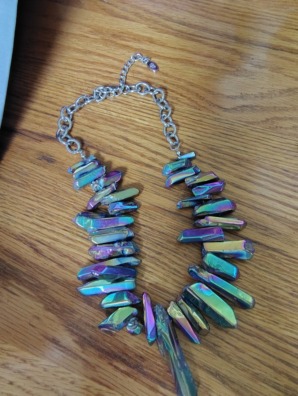 Chunky Paparazzi Jewelry Charismatic Zi Collection Oil Spill Necklace - Picture 5 of 6